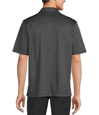 Roundtree & Yorke Performance Diamond Jacquard Polo Shirt