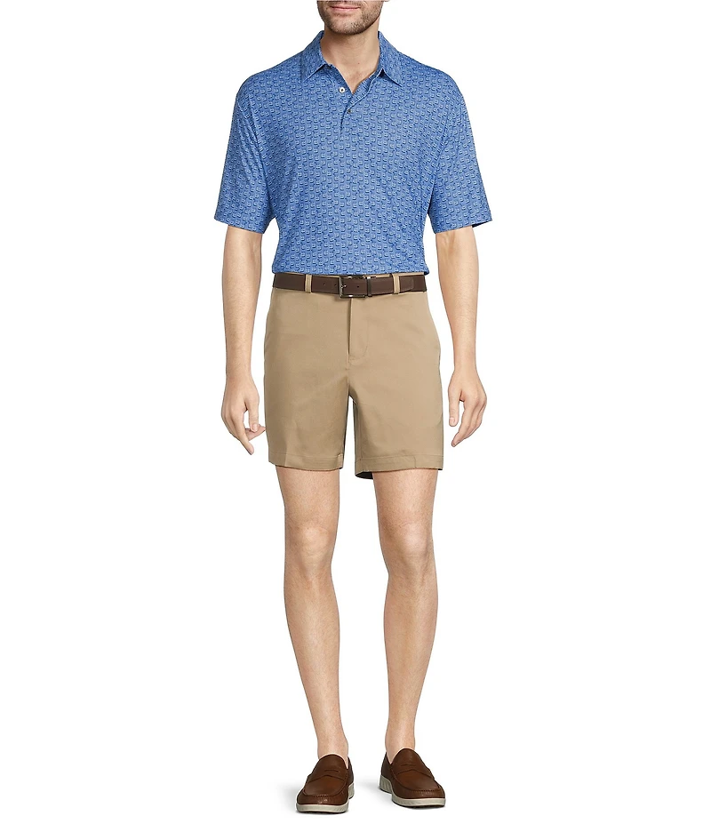 Roundtree & Yorke Performance Drink Print Polo Shirt