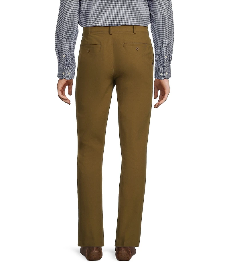 Roundtree & Yorke Performance Ethan Slim Fit Flat Front Chino Pants