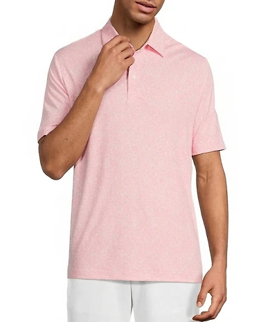 Roundtree & Yorke Performance Floral Print Polo Shirt