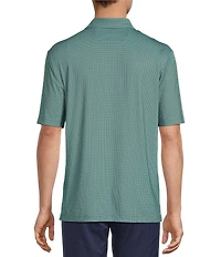 Roundtree & Yorke Performance Geo Print Polo