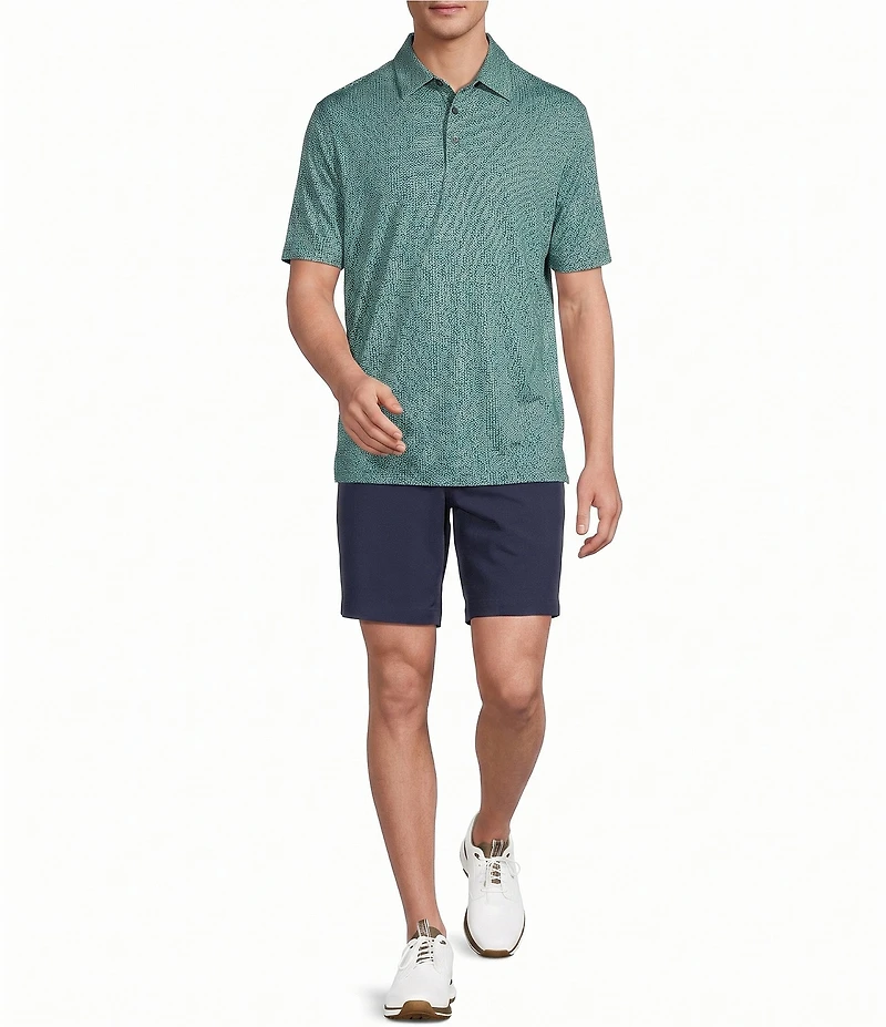 Roundtree & Yorke Performance Geo Print Polo