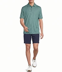Roundtree & Yorke Performance Geo Print Polo
