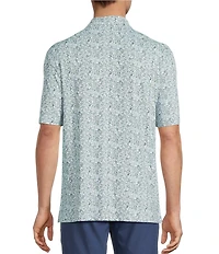 Roundtree & Yorke Performance Golf Club Print Polo Shirt