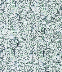 Roundtree & Yorke Performance Golf Club Print Polo Shirt