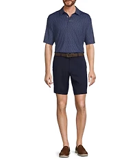 Roundtree & Yorke Performance Golf Club Print Polo Shirt