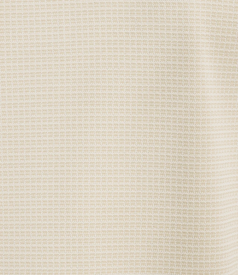 Roundtree & Yorke Performance Grid Jacquard Polo Shirt