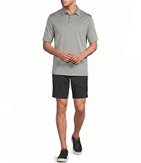 Roundtree & Yorke Performance Jacquard Squares Polo