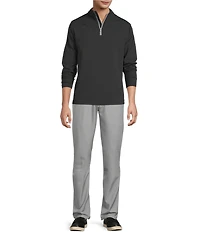 Roundtree & Yorke Performance Long Sleeve Performance Solid Quarter Zip Pullover