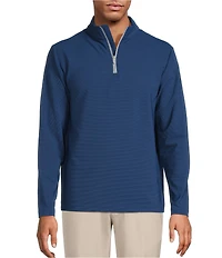 Roundtree & Yorke Performance Long Sleeve Performance Solid Quarter Zip Pullover