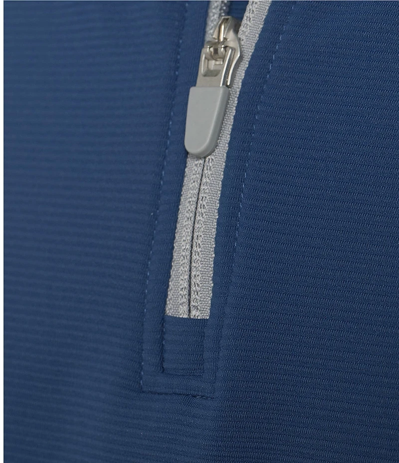Roundtree & Yorke Performance Long Sleeve Performance Solid Quarter Zip Pullover