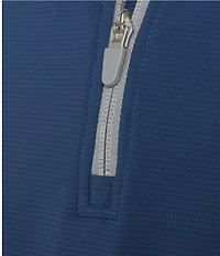 Roundtree & Yorke Performance Long Sleeve Performance Solid Quarter Zip Pullover