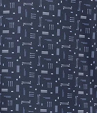 Roundtree & Yorke Performance Medallion Geo Print Polo Shirt