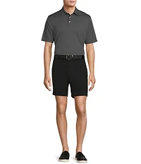 Roundtree & Yorke Performance Placed Jacquard Polo Shirt
