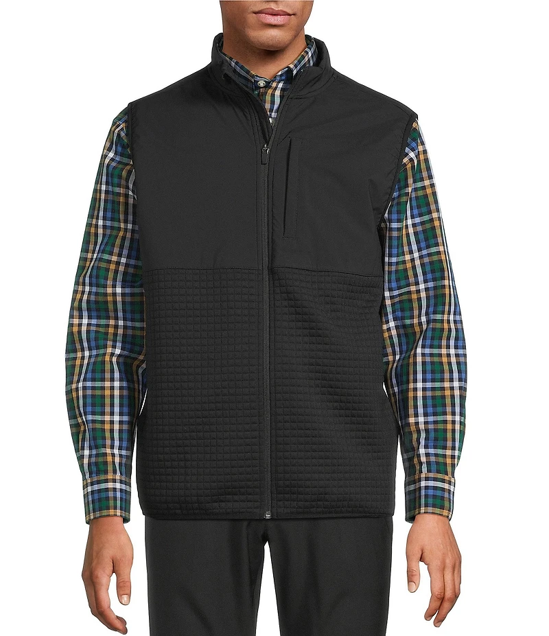 Roundtree & Yorke Performance Quilted Jacquard Vest