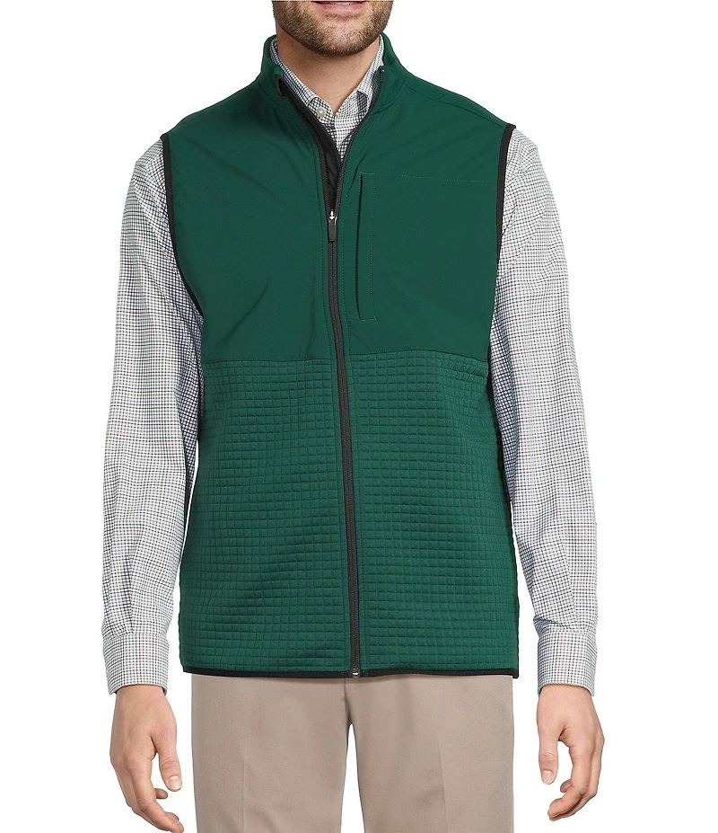 Roundtree & Yorke Performance Quilted Jacquard Vest