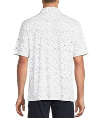 Roundtree & Yorke Performance Short Sleeve Clubs Print Golf Polo