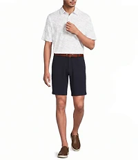 Roundtree & Yorke Performance Short Sleeve Clubs Print Golf Polo