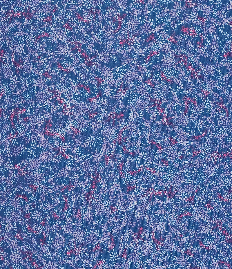 Roundtree & Yorke Performance Short Sleeve Confetti Print Polo Shirt