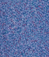 Roundtree & Yorke Performance Short Sleeve Confetti Print Polo Shirt