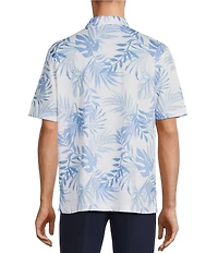 Roundtree & Yorke Performance Short Sleeve Conversational Fishing Lure Print Polo Shirt