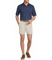 Roundtree & Yorke Performance Short Sleeve Drink Print Polo