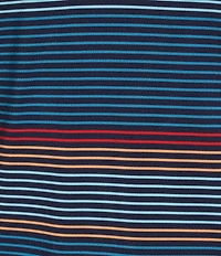 Roundtree & Yorke Performance Short Sleeve Large Stripe Polo