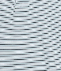 Roundtree & Yorke Performance Short Sleeve Mini Stripe Polo Shirt