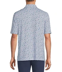 Roundtree & Yorke Performance Short Sleeve Popsicle Print Polo Shirt
