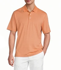 Roundtree & Yorke Performance Short Sleeve Solid Birdseye Polo Shirt