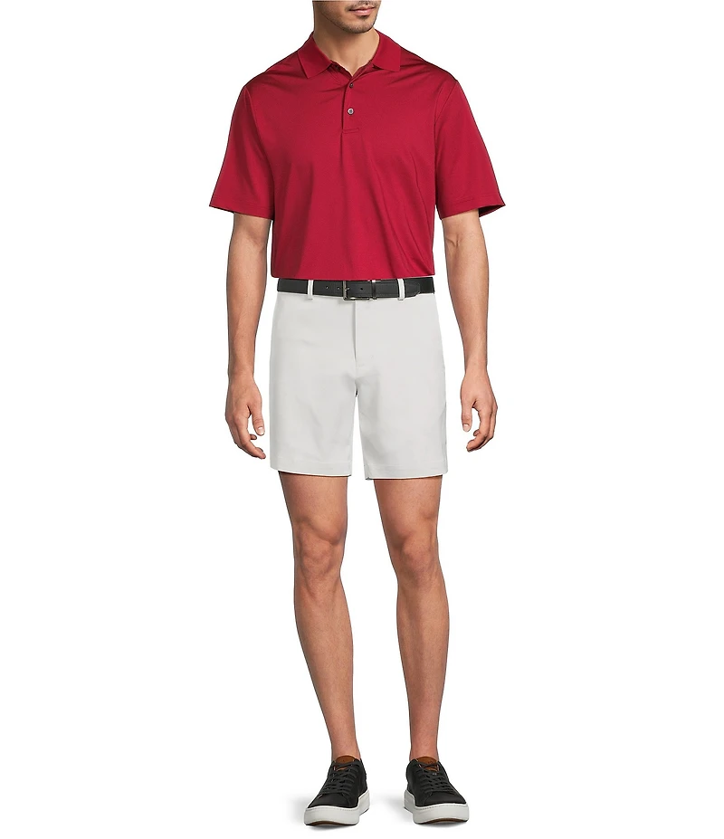 Roundtree & Yorke Performance Short Sleeve Solid Birdseye Polo Shirt
