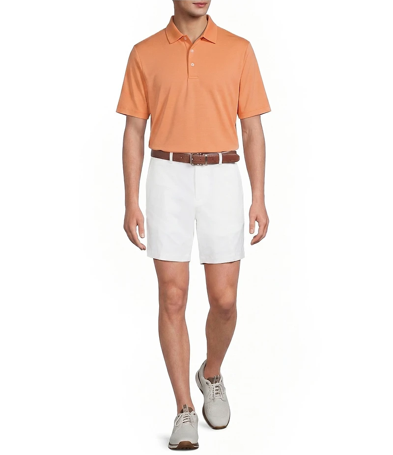 Roundtree & Yorke Performance Short Sleeve Solid Birdseye Polo Shirt