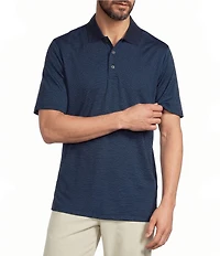 Roundtree & Yorke Performance Short Sleeve Solid Birdseye Polo Shirt