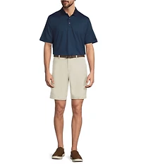Roundtree & Yorke Performance Short Sleeve Solid Birdseye Polo Shirt