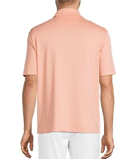 Roundtree & Yorke Performance Short Sleeve Solid Button Front Shirt