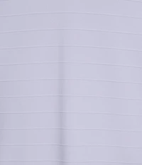 Roundtree & Yorke Performance Short Sleeve Stripe Jacquard Polo Shirt