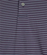 Roundtree & Yorke Performance Short Sleeve Stripe Polo Shirt