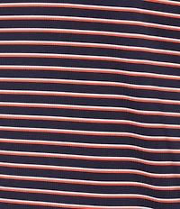 Roundtree & Yorke Performance Short Sleeve Striped Polo Shirt