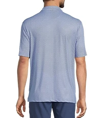 Roundtree & Yorke Performance Short Sleeve Tee Print Polo Shirt