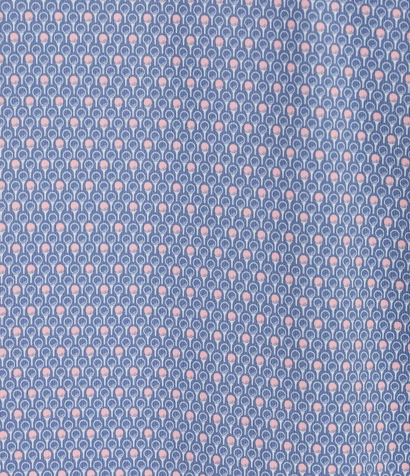 Roundtree & Yorke Performance Short Sleeve Tee Print Polo Shirt