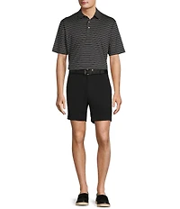 Roundtree & Yorke Performance Short Sleeve Wide Stripe Polo Shirt