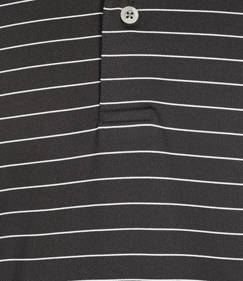 Roundtree & Yorke Performance Short Sleeve Wide Stripe Polo Shirt