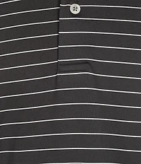 Roundtree & Yorke Performance Short Sleeve Wide Stripe Polo Shirt