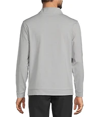 Roundtree & Yorke Performance Solid Quarter Zip Pullover