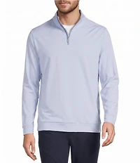 Roundtree & Yorke Performance Solid Quarter Zip Pullover