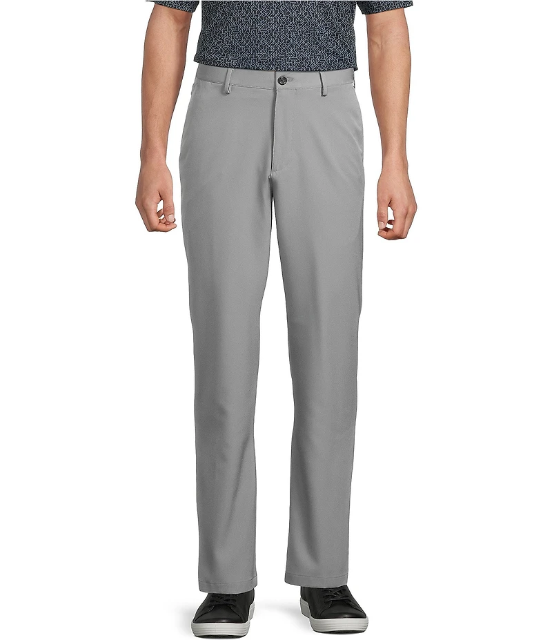 Roundtree & Yorke Performance Stewart Flat Front Classic Fit Performance Pants
