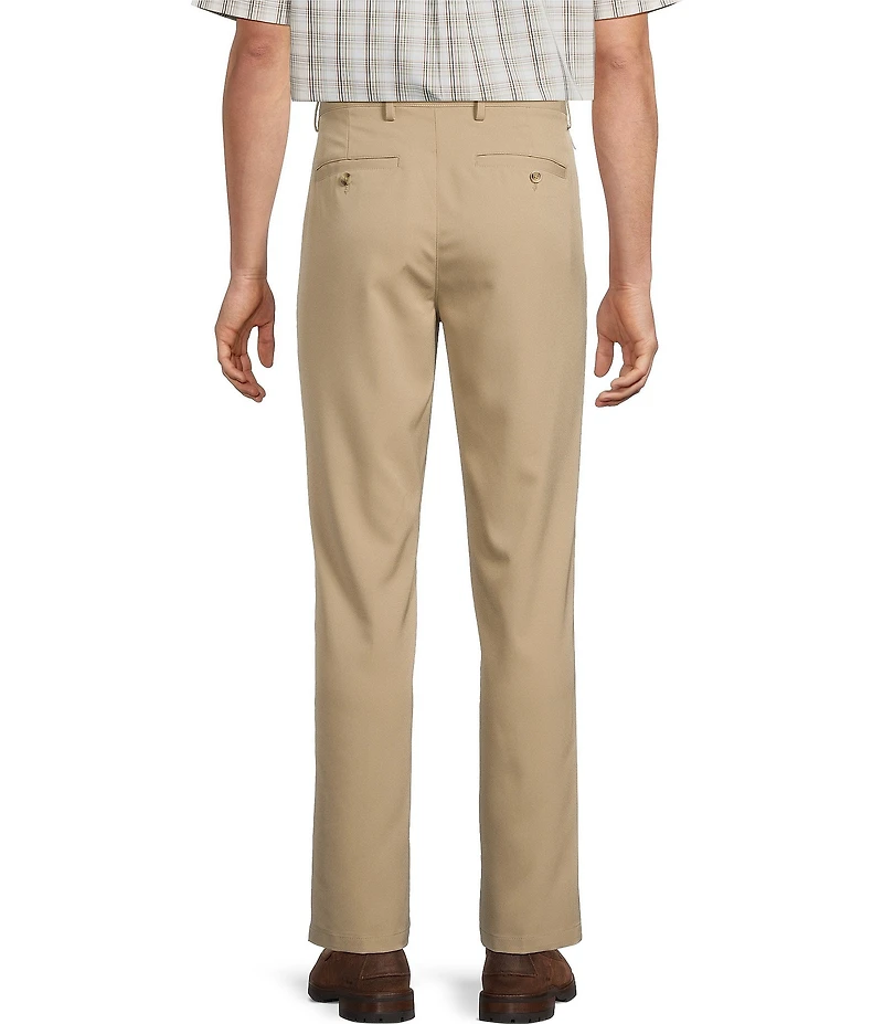 Roundtree & Yorke Performance Stewart Flat Front Classic Fit Performance Pants