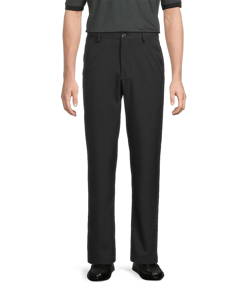 Roundtree & Yorke Performance Stewart Flat Front Classic Fit Performance Pants