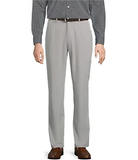 Roundtree & Yorke Performance Stewart Flat Front Classic Fit Stretch Pants