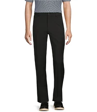 Roundtree & Yorke Performance Stewart Flat Front Classic Fit Solid Pants